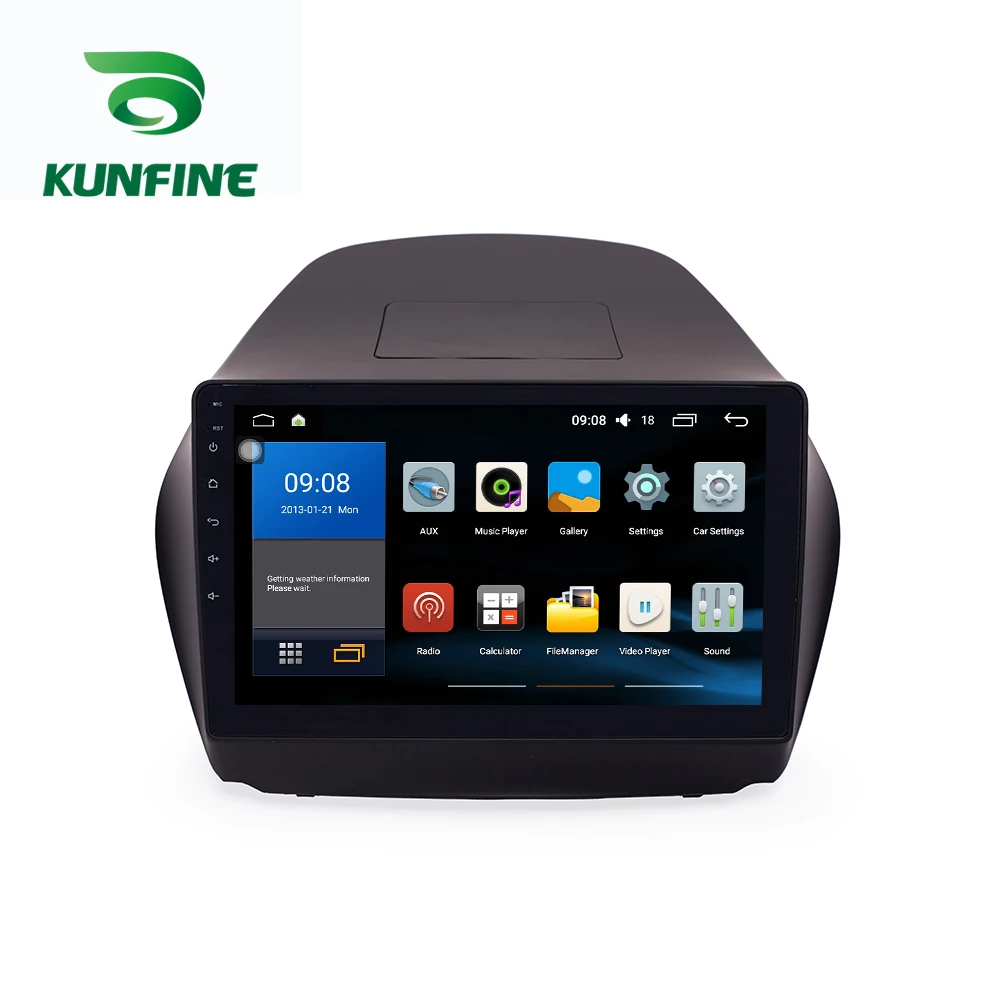 Восьмиядерный 1024*600 Android 8 1 автомобильный DVD GPS навигационный плеер Deckless стерео для
