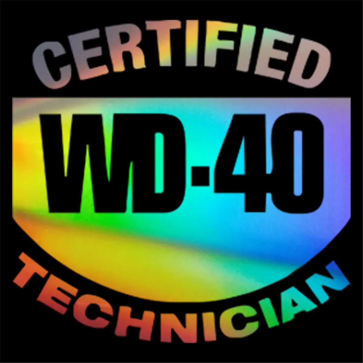 Сертифицированный WD40 техник окна Стекло автомобиля Стикеры на ноутбук машину