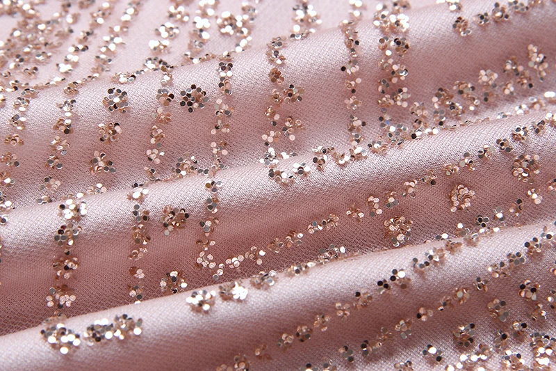 

Sexy Club Party V Neck Mesh Sequined Spaghetti Strap Dress 2019 Shining Sleeveless Straight Vestidos Femme Summer Dress Pink