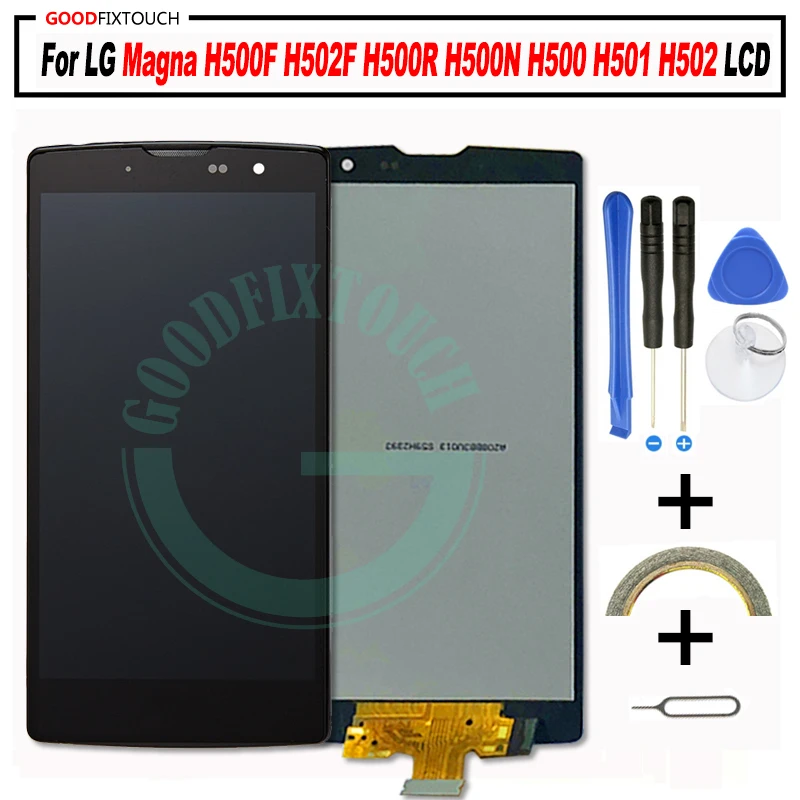 ЖК дисплей с сенсорным экраном в сборе для LG Magna H500F H502F H500R H500N H500 H501 H502|Экраны