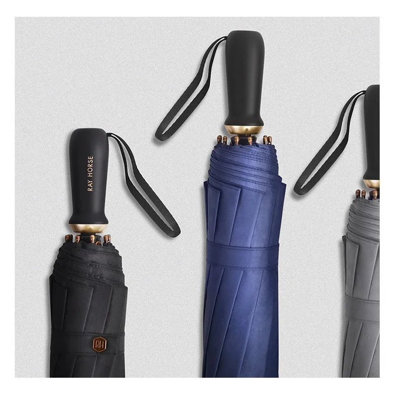 Человек Бизнес дел складной зонт от дождя Для женщин ветрозащитные капри для