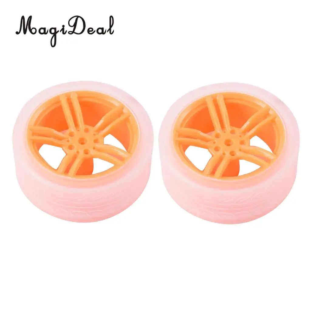 Magiideal 2 шт. DIY резиновые пластиковые шины для колесных шин смарт колёса
