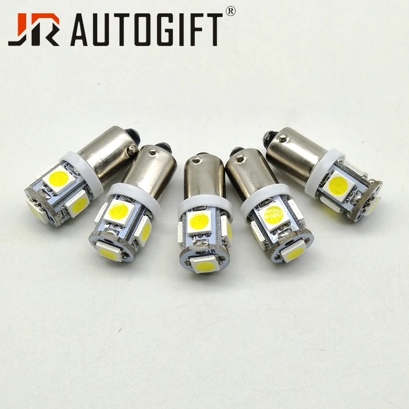 Светодиодный светильник BA9S 5050 5 SMD 100 шт. 12 В 24 T11 T4W H6W 233 автомобильная лампа белый