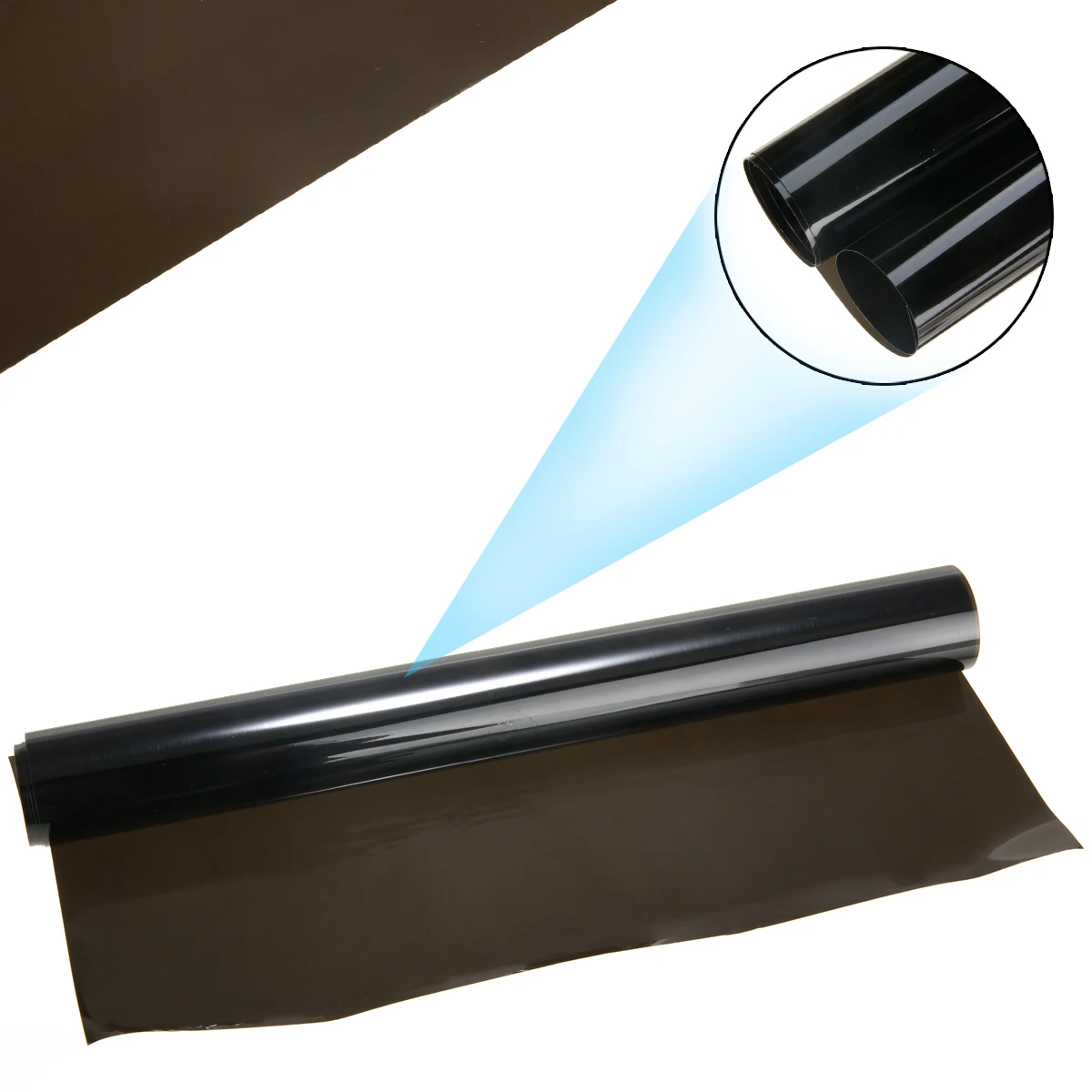 

MAYITR Dark Black Vinyl Sticker Car Headlight Light Taillight Tint Vinyl Smoke Film Sheet Stickers 60x30CM Car-Styling Accessory