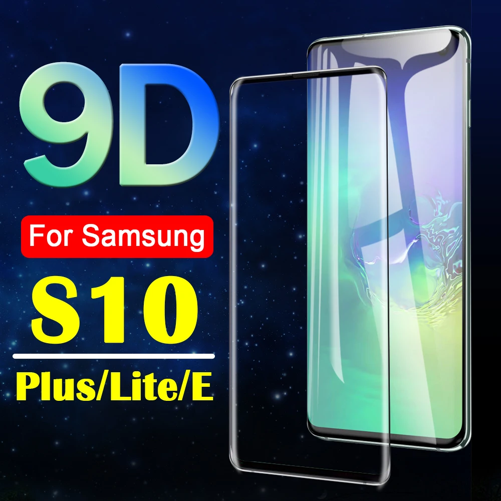 Защитное стекло закаленное 9D для Samsung Galaxy s10 e plus|Защитные стёкла и плёнки