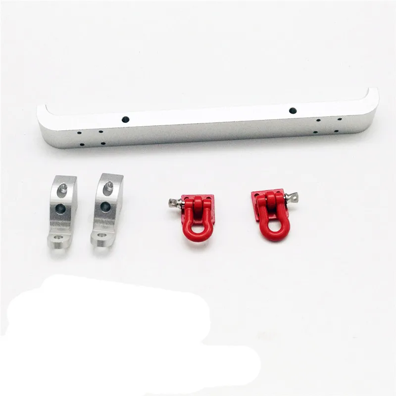 5 шт. MN 90 1/12 2 4G 4WD Rc автозапчасти металлический передний бампер + Крючки