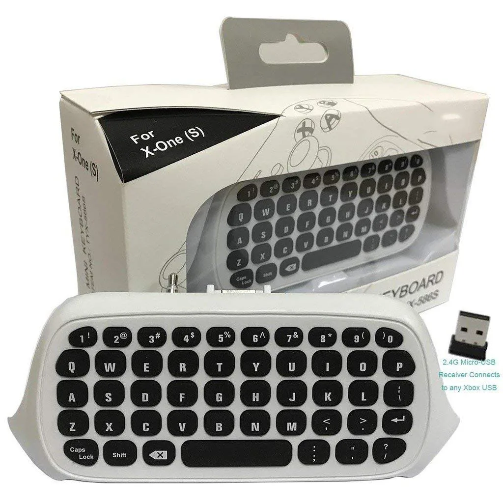 Для Xbox One S Chatpad мини игровая клавиатура беспроводной чат для сообщений с