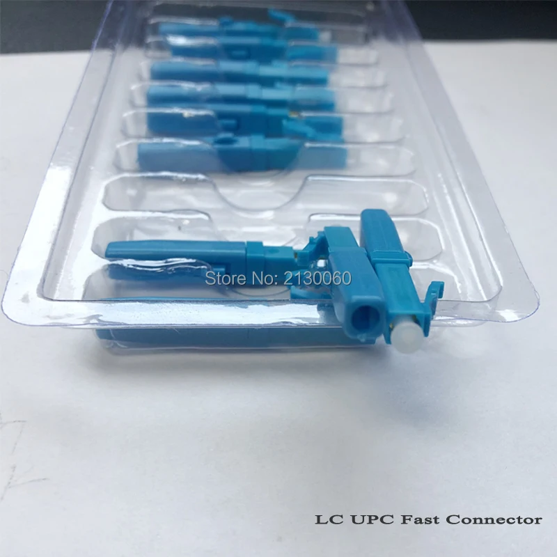 10Pcs/lot LC UPC APC singlemode fiber optic quick connector LC Embedded type FTTH Fiber Optic Fast Connector