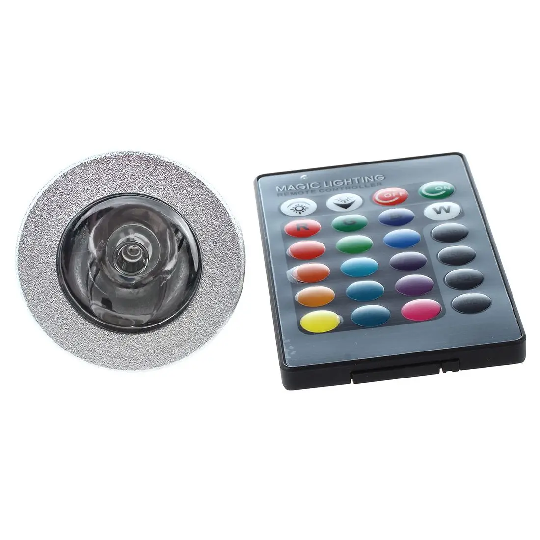 Светодиодная лампа GU10 3 Вт DC 12 В 16 цветов RGB светильник ИК-пульт дистанционного