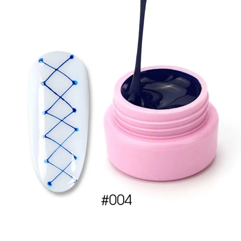 Новая мода Живопись Лак паук Ellwings ногтей проволока Лаки креативный рисунок