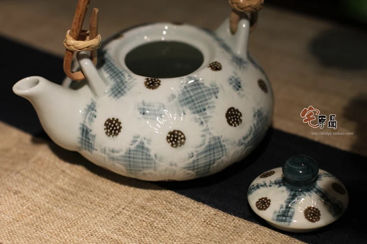 Японский чайный чайник чашка комбинированный костюм керамический кунг-фу
