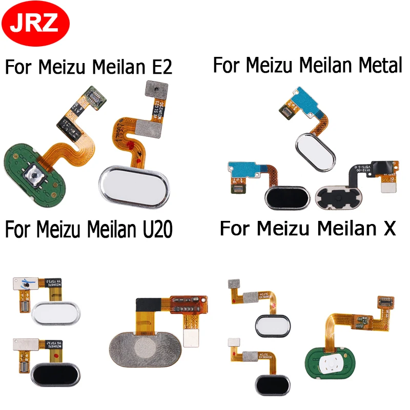 Для Meizu Meilan Metal U20 Кнопка распознавания отпечатков пальцев ленточный датчик