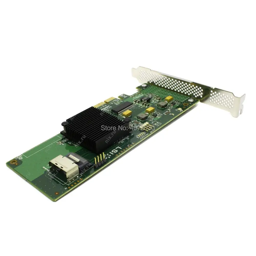 Новый Broadcom Avago LSI 9211-4i 4-портовый 6 ГБ/сек. SAS + SATA pci-e x4 внутренний Одноместный RAID Хост