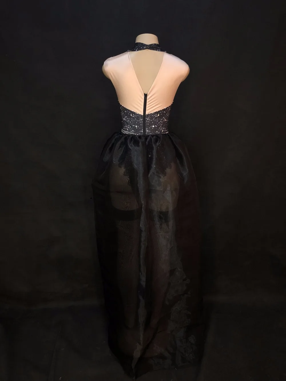 New Women Sexy Sparkling Crystals Jumpsuit Nightclub Leggings Bodysuit Costume Dance Stage Wear Female Singer Stretch Outfit