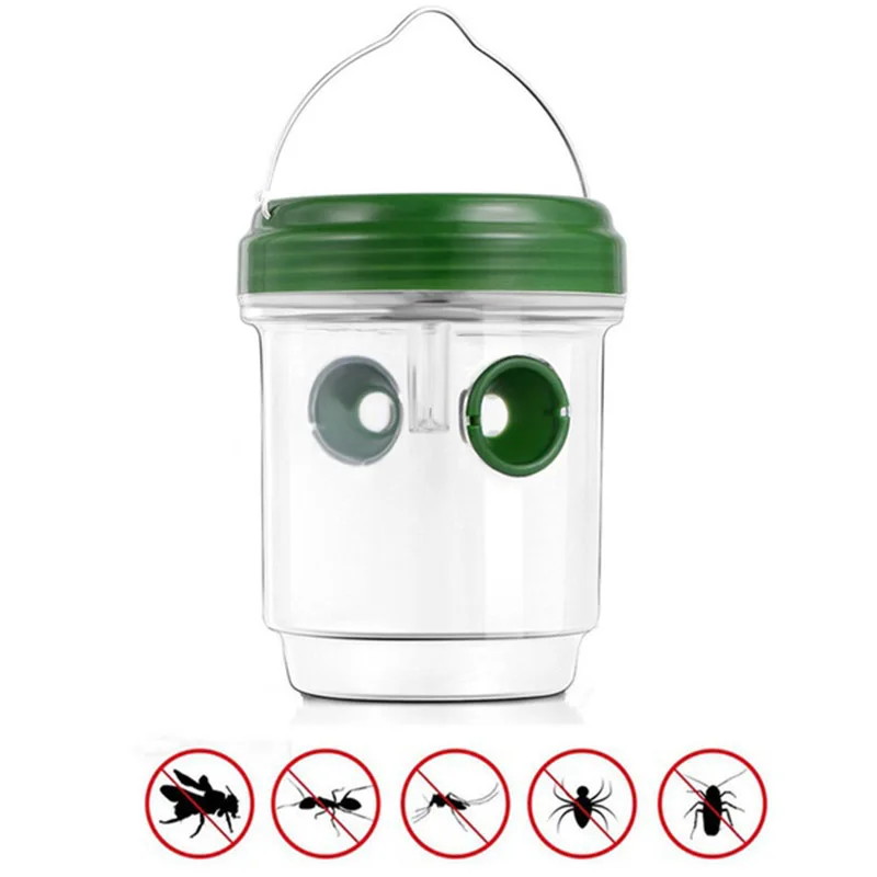Promotion! 1 Pcs 2V Wasp Trap Catcher Life Outdoor Solar Powered With Ultraviolet LED | Дом и сад