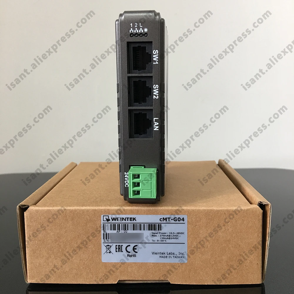 CMT G04 шлюз Weintek IIoT с 3 сетевыми портами поддерживает MQTT/OPC UA/MODBUS TCP/IP (новый и
