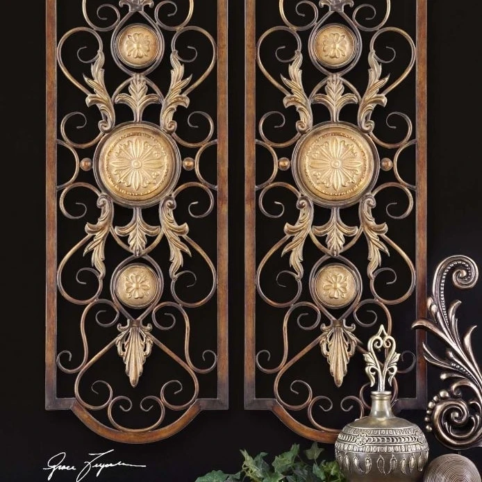 Micayla античный металлические панели комплект/2|Наклейки на стену| |