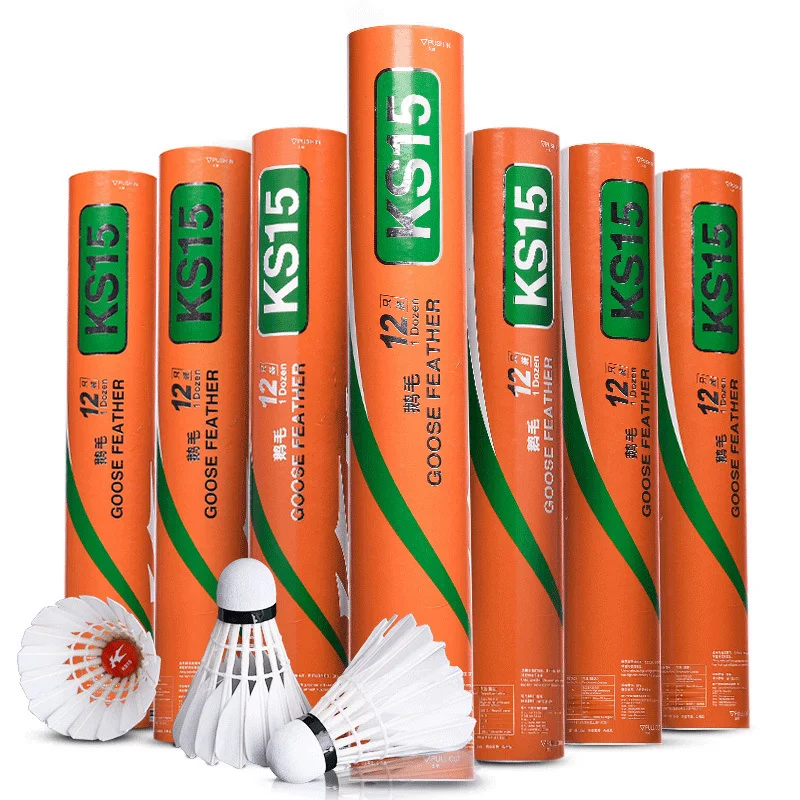 108PCS Kason Shuttlecocks Top Quality Goose Feather Extremely Durable Training Badminton Birdies Speed76/77 L711-9OLA | Спорт и