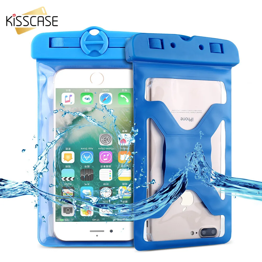 KISSCASE IPX8 водонепроницаемый чехол для iPhone сумка дайвинга Samsung S10 note 9 Huawei Mate 20 |