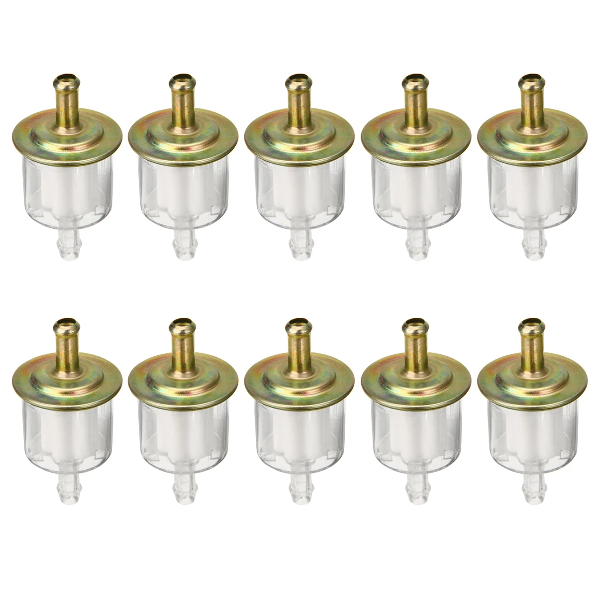 

For Cars Boats Motorcycles Pit Dirt Bike ATV 10pcs 8mm Universal Fuel Filter 5/16 Inch Motorcycle Petrol Fuel Line Filters