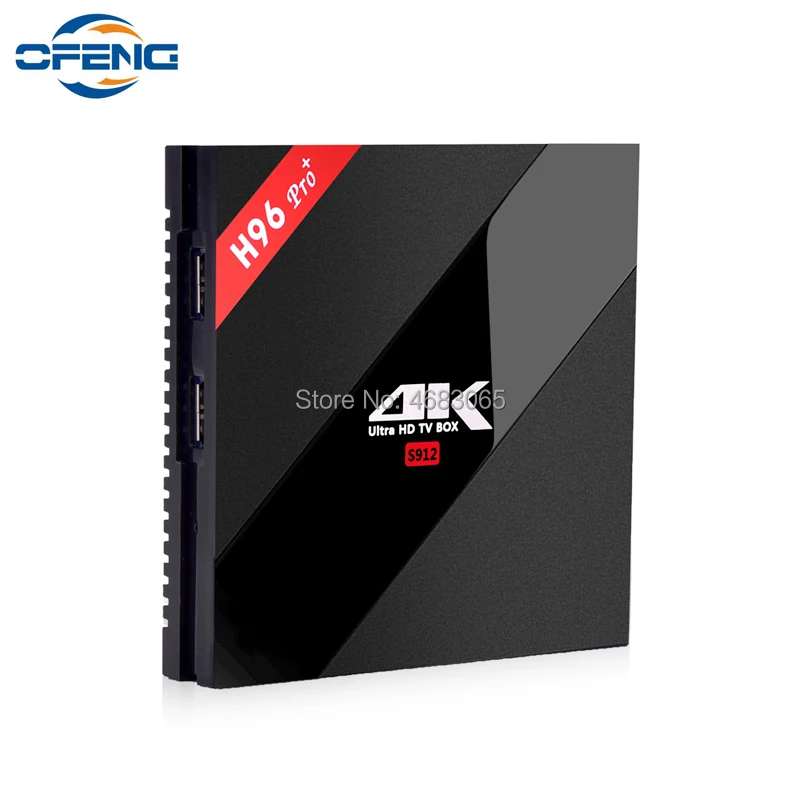 H96 PRO + Plus Smart TV Box Amlogic S912 Android 7 1 Восьмиядерный Mali T820MP3 GPU 2G/16G 3G/32G 2 4G/5 8 GHz Wifi Bluetooth