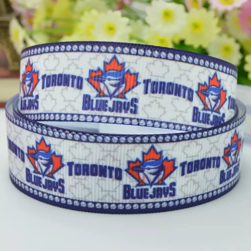 50 ярдов 7/8 &quot22 мм Спортивная команда печатных grosgrain ленты для вечеринки подарок