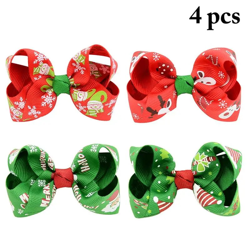 

Christmas Pet Dog Cat Hair Bow Hairpin Bow Variety Hair Clips Snow Pet Cats Grooming Christmas Party Hair Clips Hairclips