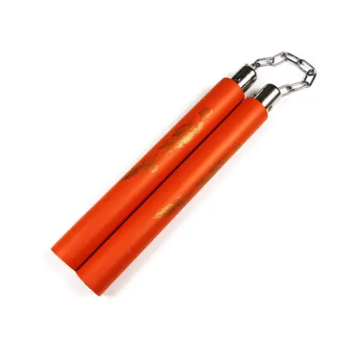 BruceLee боевое искусство нунчаки из поролона Nunchakus тренировочная форма с драконом |