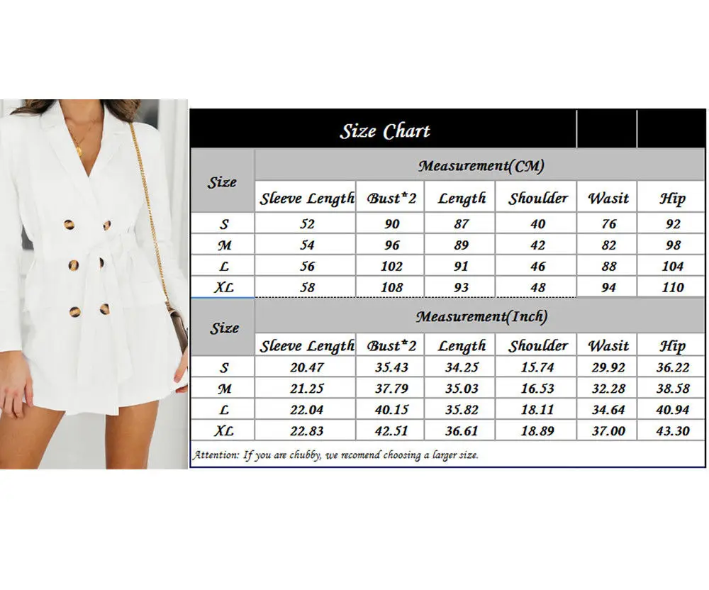 

2019 Solid Lace Up Button Womens Slim Belted Trench Coat Lapel Business Blazer Tops Suit Outerwear