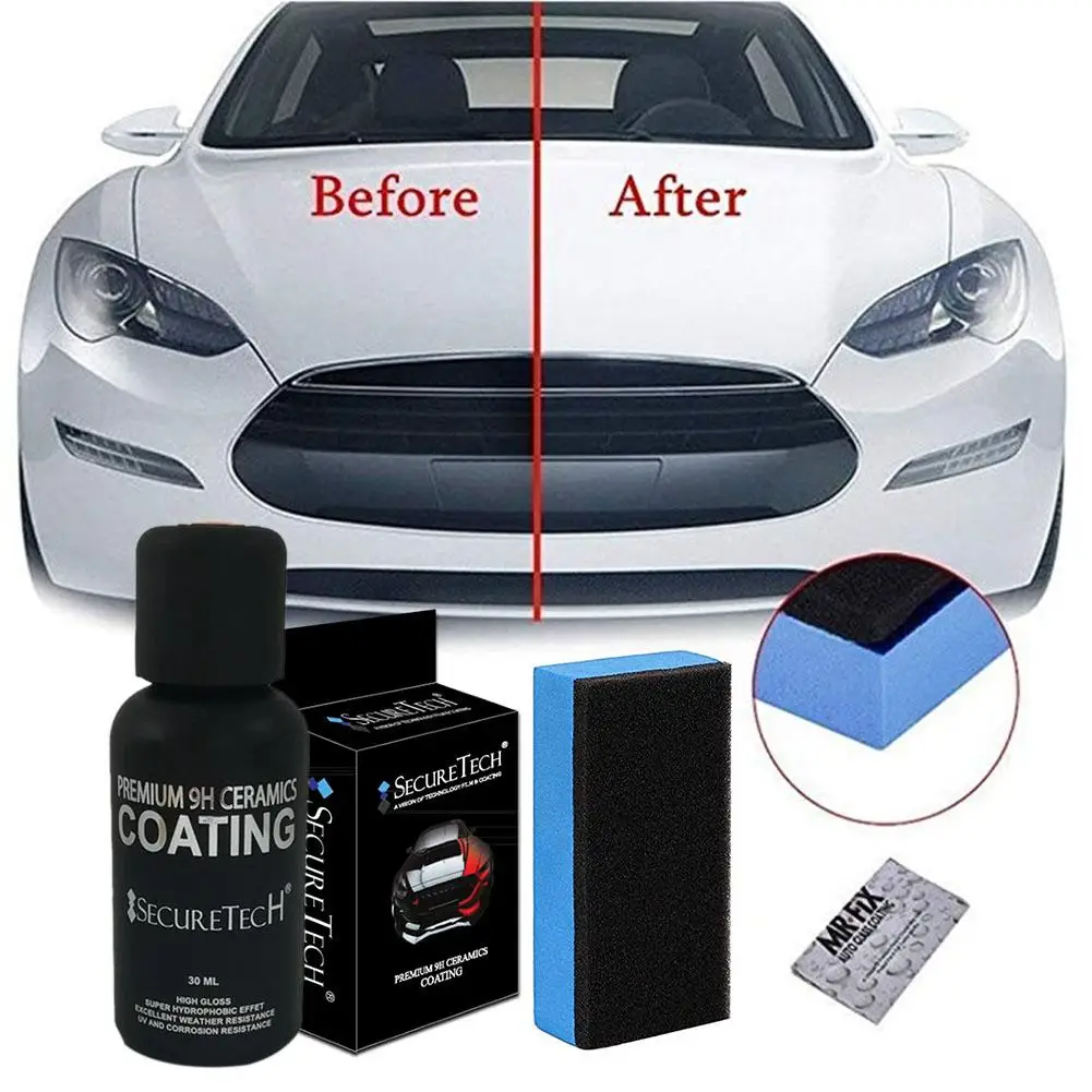 30 мл/50 мл автомобиль четырехъядерный Титан супер гидрофобное Нано покрытие