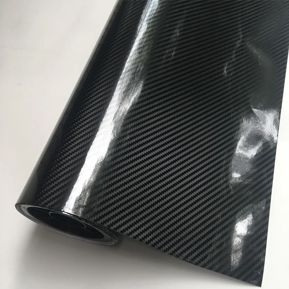 50x200 см Prenium качество 5D углеродное волокно виниловая воздушная пузырчатая