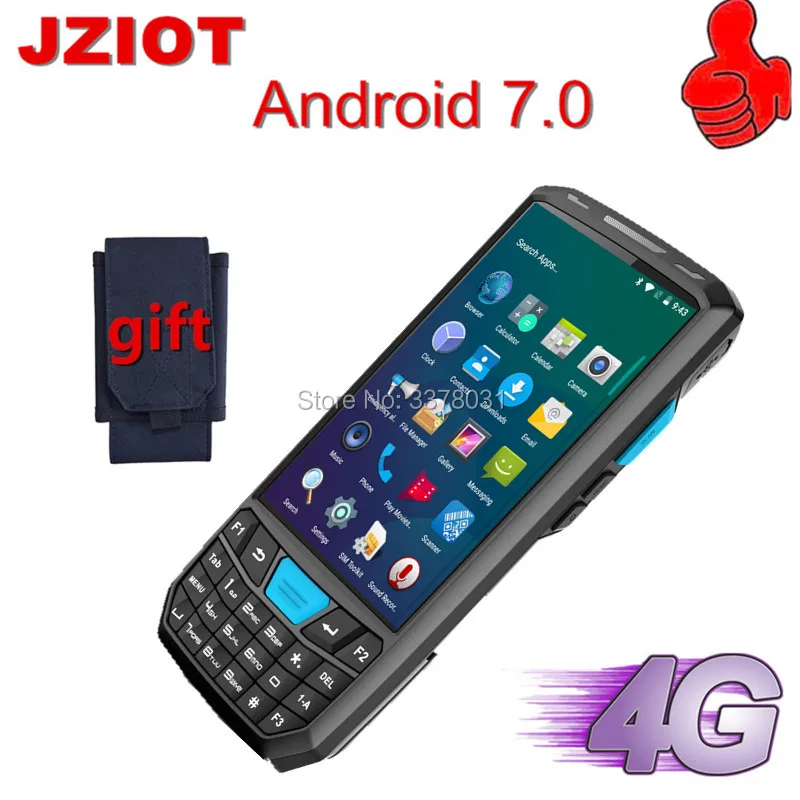 Промышленный Ручной терминал Android с 4G/WIFI/BT/GPS/сканер штрихкодов/NFC RFID считыватель