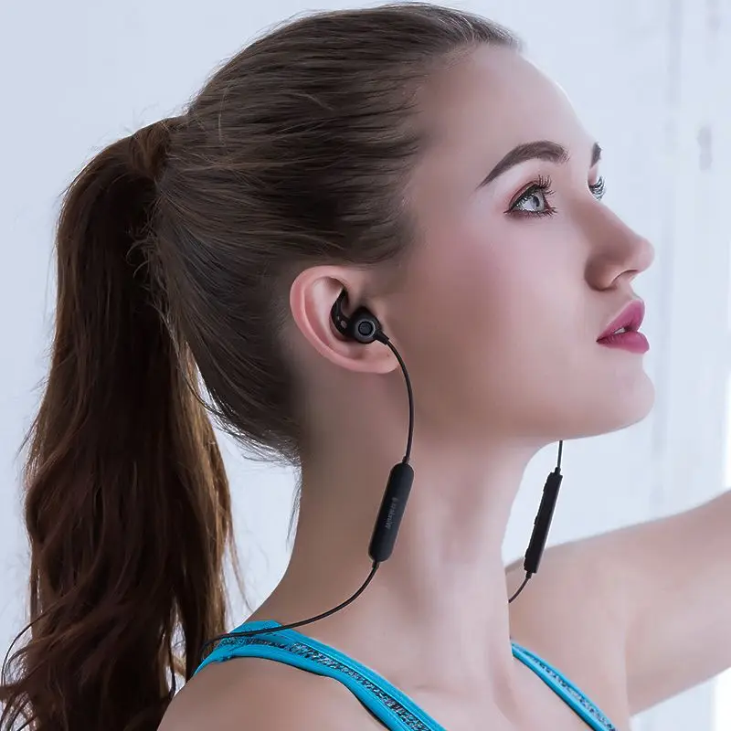 Магнитные Беспроводные наушники с bluetooth 5 0 от CLAITE спортивные водонепроницаемые