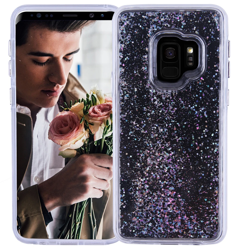 Зыбучий песок чехол для Samsung Galaxy S10/S10e/S10 Plus чехлы крышка 360 ТПУ Блестки Блестящий с