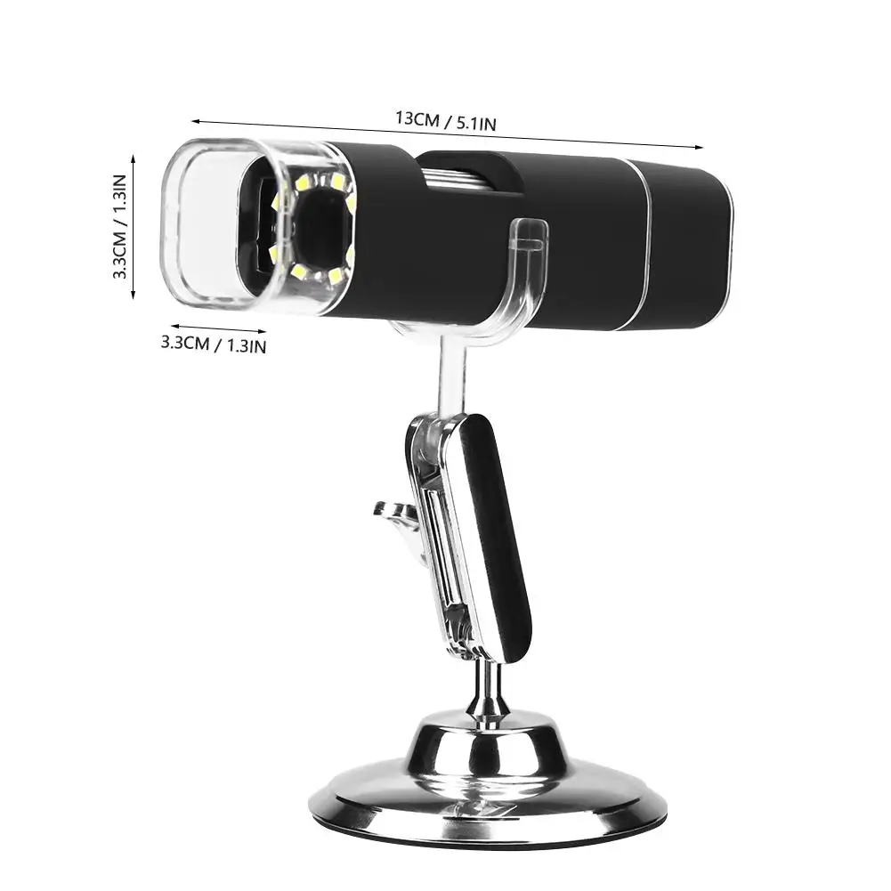 

Handheld Digital Microscope WiFi 1000X 2MP HD USB Magnifier Wireless Microscope for iPhone/Android with USB Cable