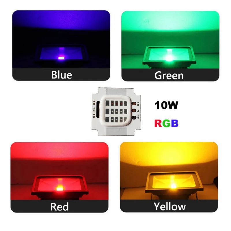 Прожектор из бисера высокой мощности белый/теплый белый/УФ/RGB COB для DIY