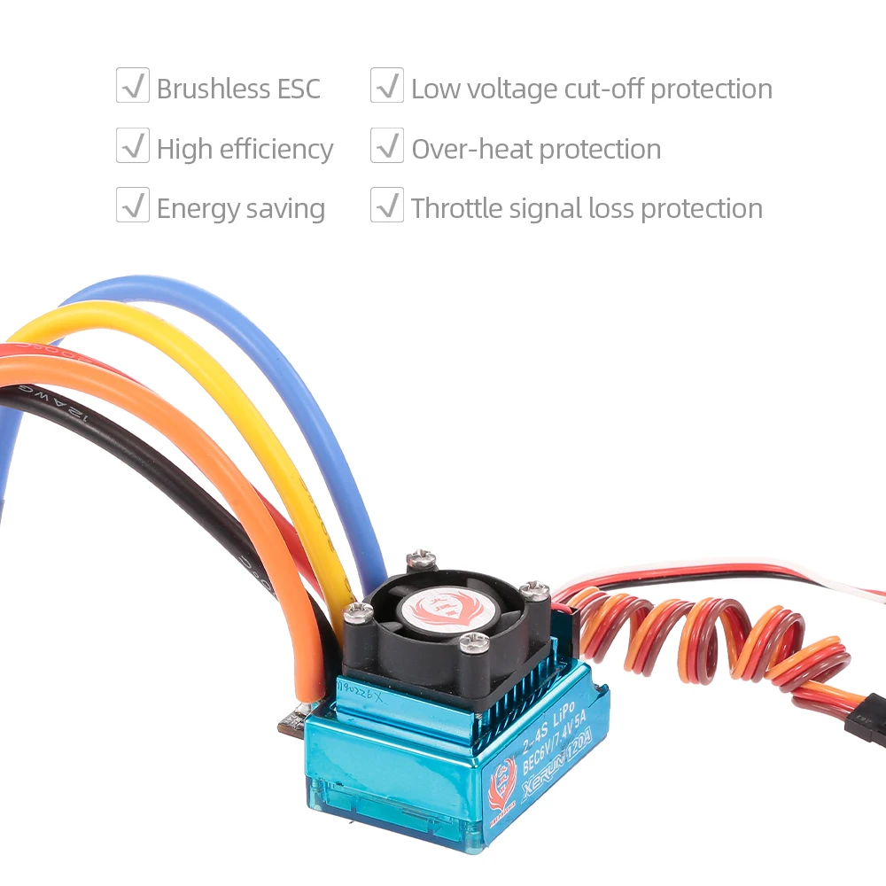 BEC XT60 разъем 120A бесщеточный Электрический регулятор скорости ESC для