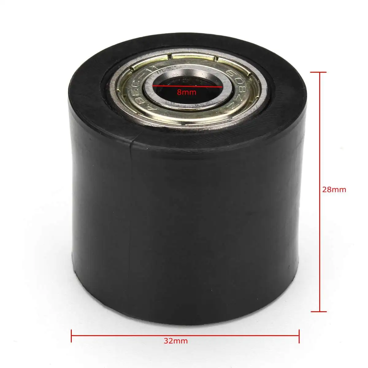 

8mm Motorcycle Drive Chain Roller Pulley Wheel Slider Tensioner Wheel Guide For Street Bike Enduro ATV CRF CR XR