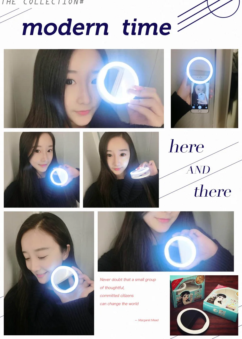Светодиодный лампы Selfie Light для iPhone дополнительная подсветка ночной темноте