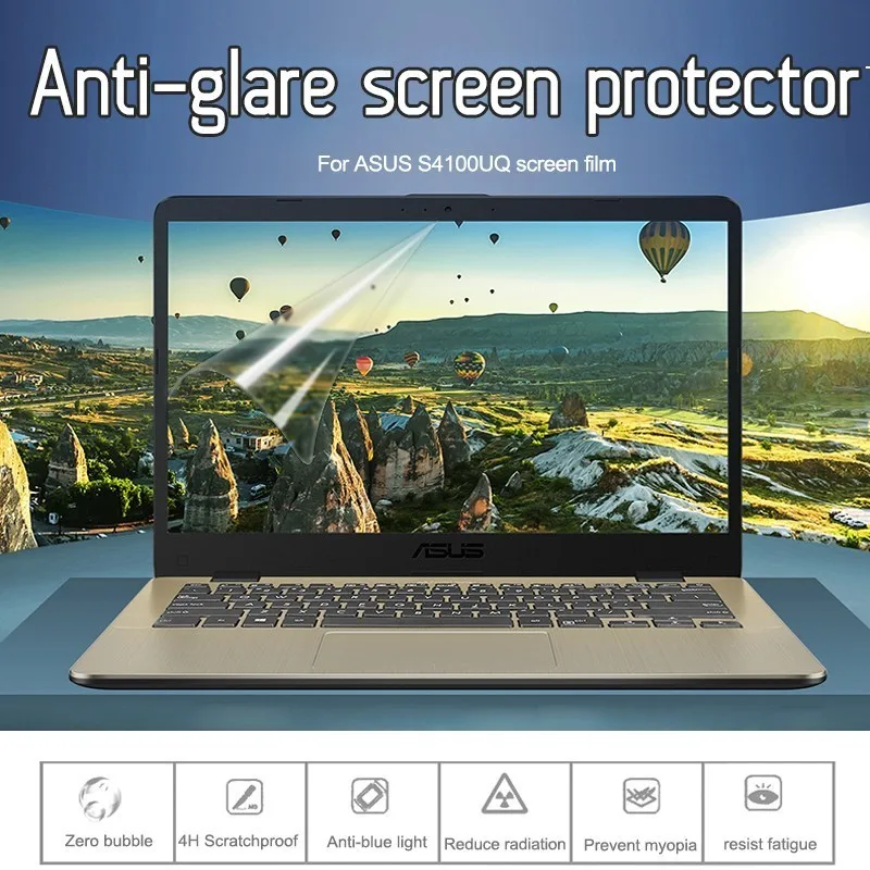 Защитная пленка для ноутбука с антибликовым покрытием ASUS S4100UQ 14 дюймов защитная