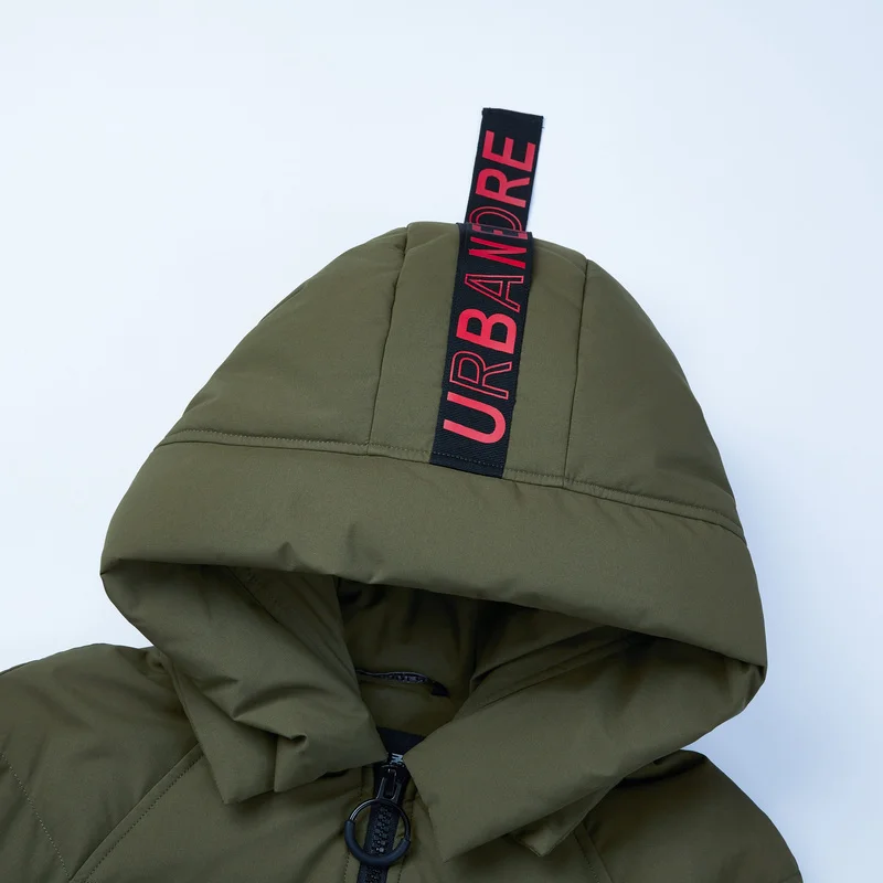 Женский пуховик на утином пуху BOSIDENG розовый короткий водонепроницаемый с