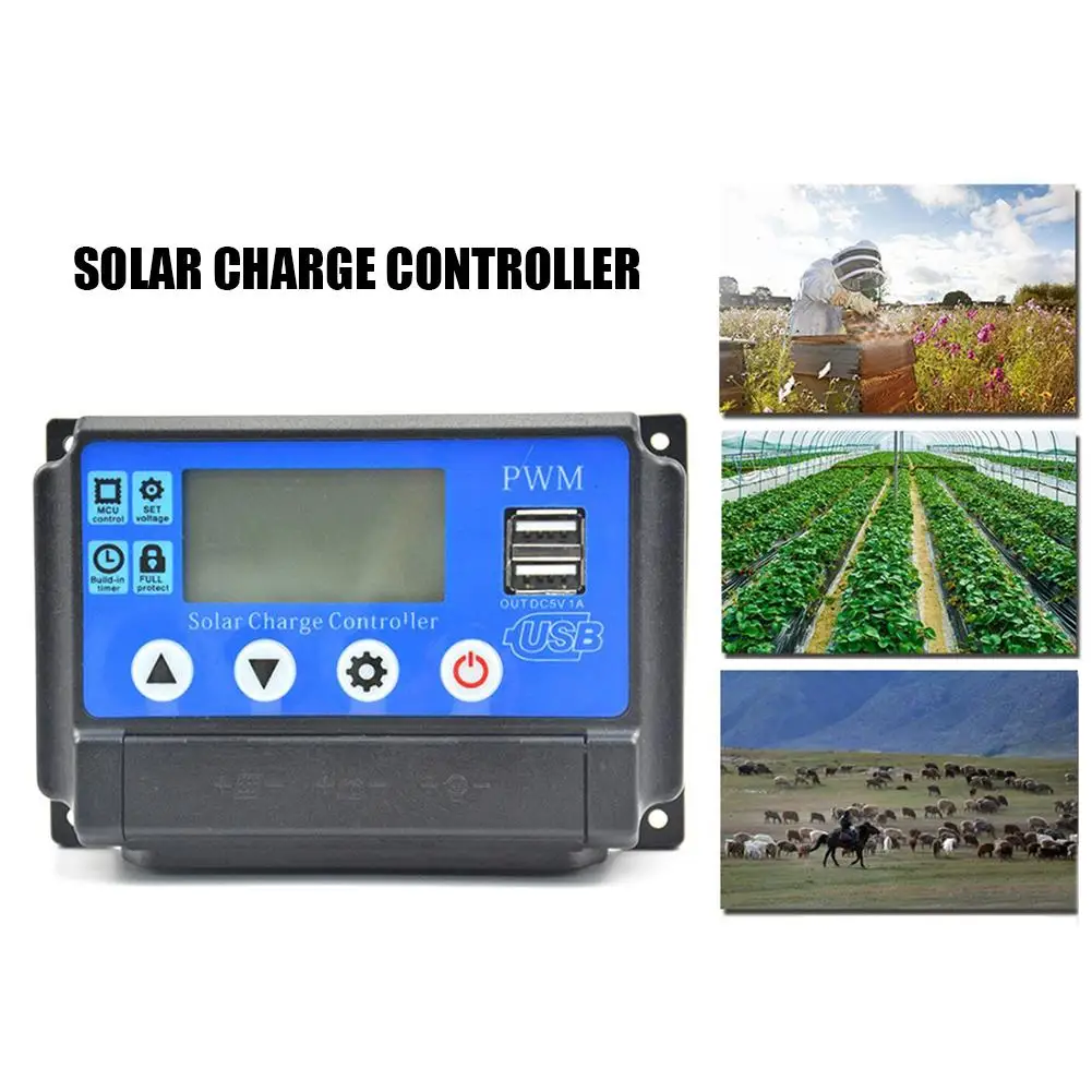 60A/50A/40A/30A/20A/10A 2V 24V со слежением за максимальной точкой мощности Авто Солнечный