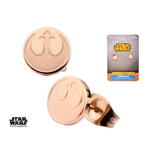 Star Wars SWRSER03 Повстанческий Альянс Символ нержавеющая сталь серьги гвоздики IP