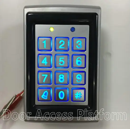 Металлическая крышка клавиатуры пароль pin код + ID карта EM Автономный контроллер