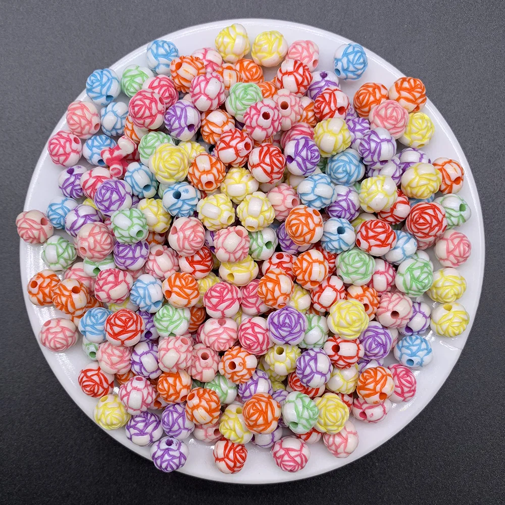 Акриловые шарики разных цветов 50 шт. детские игрушки ручной работы для девочек