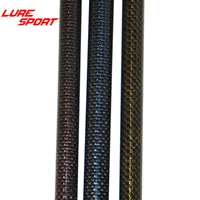 luresport colorful thread woven carbon tube 50cm rod blank rod buidling component fishing rod blank repair diy accessory
