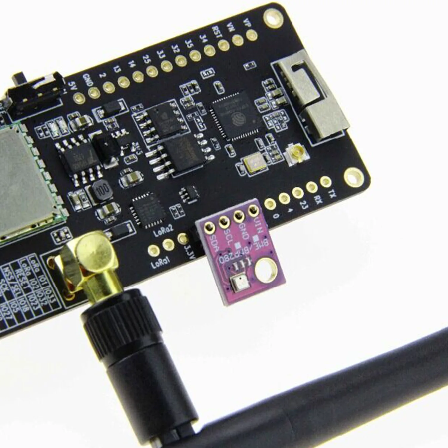 Ttgo T Beam 915 МГц Esp32 Wifi беспроводной Bluetooth модуль Esp 32 Gps Neo M8N Ipex Lora 18650 Держатель