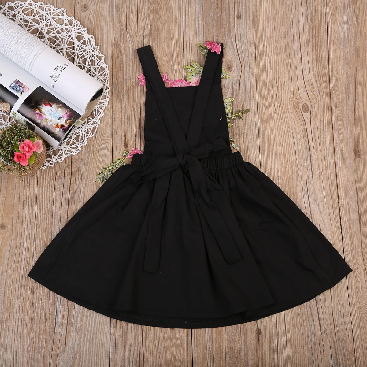 Платье с цветочным рисунком для маленьких девочек праздничное платье