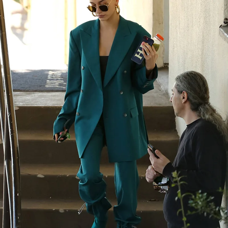 DEAT новинка 2020 Летняя женская одежда повседневный СВОБОДНЫЙ Модный костюм с v