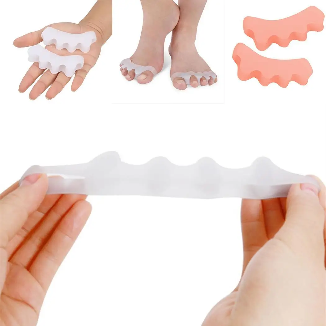 Foot Thumb Hallux Valgus Protector Silicone Finger Toe Made by ultra soft silicone comfortable wear. Corrector | Красота и здоровье